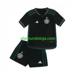Camisola Celtic Criança Equipamento Segundo 2023-2024 Manga Curta
